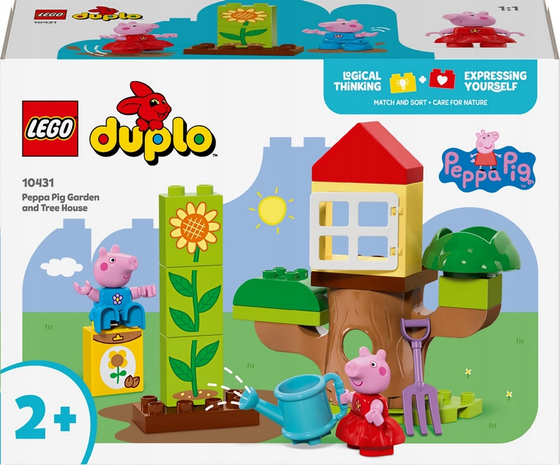 LEGO Duplo 10431 DUPLO 10431 Prasiatko Peppa – Záhrada a domček na strome